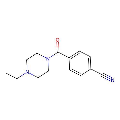 4-(4-Ethylpiperazine-1-carbonyl)benzonitrile structure