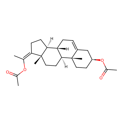 [(3S,8R,9S,10R,13S,14S,17E)-17-(1-acetyloxyethylidene)-10,13 structure