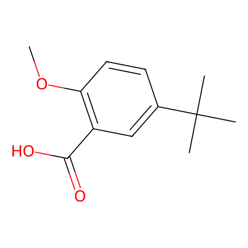 5-Tert-Butyl-2-Methoxybenzoic Acid structure