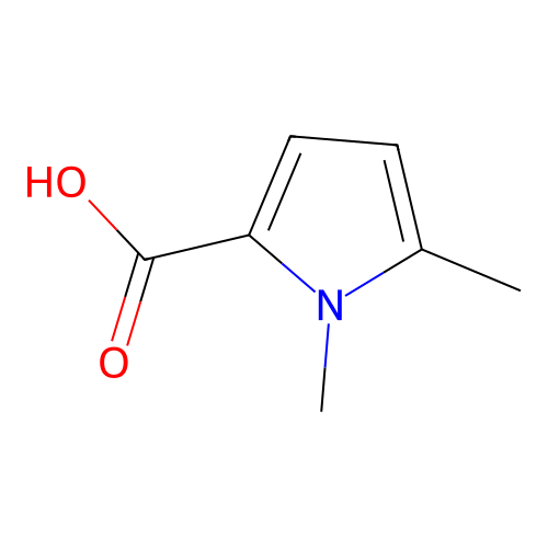 1,5-dimethyl-1H-pyrrole-2-carboxylic acid structure