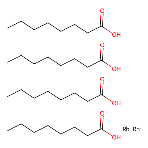Rhodium(II) Octanoate Dimer structure