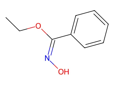 ethyl N-hydroxybenzenecarboximidate structure