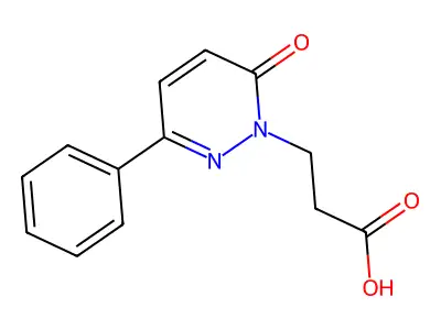 3-(6-oxo-3-phenylpyridazin-1(6H)-yl)propanoic acid structure