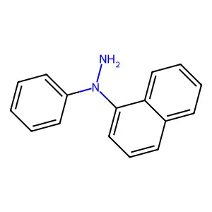 Hydrazine, 1-(1-naphthalenyl)-1-phenyl- structure