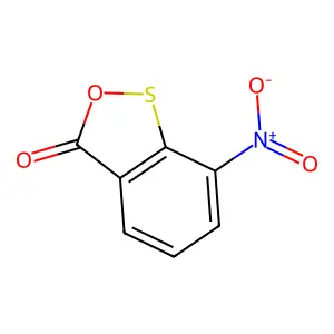 7-Nitro-2,1-benzoxathiol-3-one structure