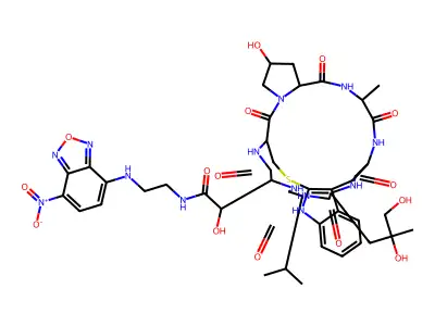 7-Nitrobenz-2-oxa-1,3-diazole-phallacidin structure