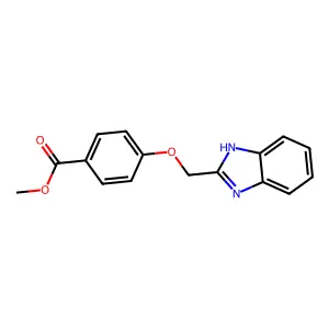 Methyl 4-(1H-benzimidazol-2-ylmethoxy)benzoate structure