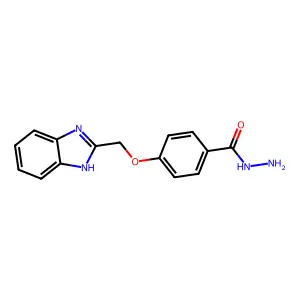 4-(1H-Benzimidazol-2-ylmethoxy)benzohydrazide structure