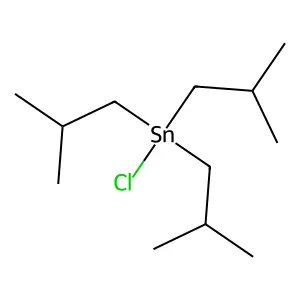 Chlorotris(2-methylpropyl)stannane structure