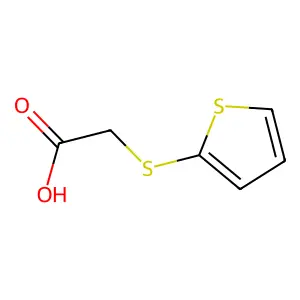 2-(2-Thienylthio)acetic acid structure