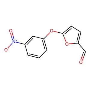 5-(3-Nitrophenoxy)furan-2-carbaldehyde structure