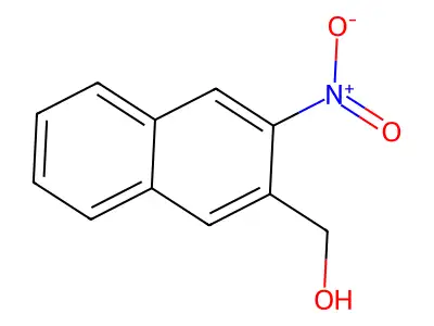 3-Nitro-2-naphthalenemethanol structure