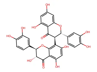 Manniflavanone structure