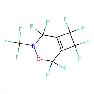 2,2,5,5,7,7,8,8-Octafluoro-4-(trifluoromethyl)-3-oxa-4-azabicyclo[4.2.0]oct-1(6)-ene structure