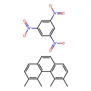 3,4,5,6-Tetramethylphenanthrene; 1,3,5-trinitrobenzene structure