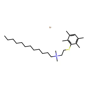 1-Dodecanaminium,N,N-dimethyl-N-(2-( -,bromide structure