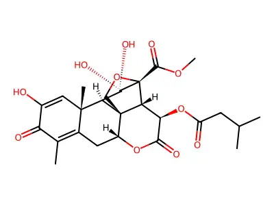 Dehydrobruceine A structure