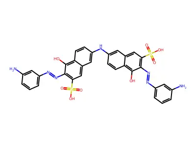 Diazo Bordeaux 7B structure