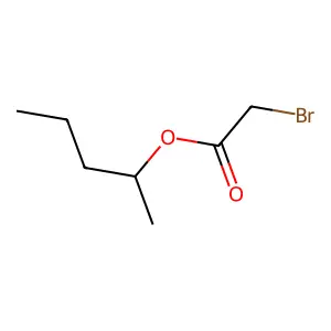 1-Methylbutyl bromoacetate structure