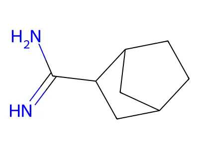 Bicyclo[2.2.1]heptane-2-carboximidamide structure
