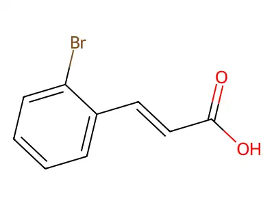 3-(2-Bromophenyl)prop-2-enoic acid structure