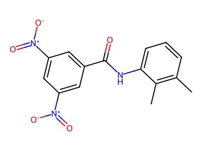 N-(2,3-dimethylphenyl)-3,5-dinitrobenzamide structure