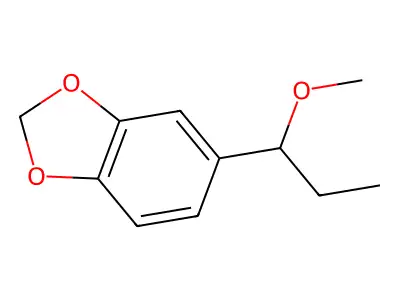 1'-Methoxy-2',3'-dihydrosafrole structure