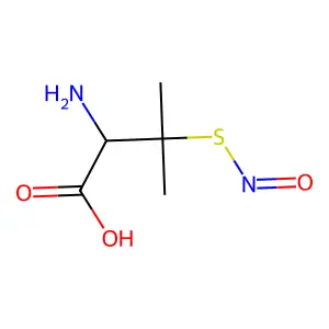 S-Nitrosopenicillamine structure