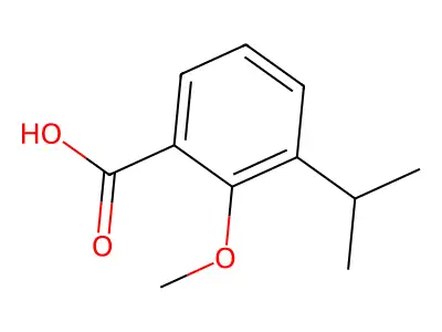 3-Isopropyl-2-methoxybenzoic acid structure
