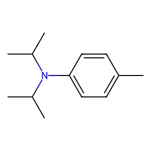 4-甲基-N,N-二异丙基苯胺 structure