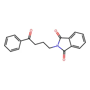 Phthalimide, N-(3-benzoylpropyl)- structure