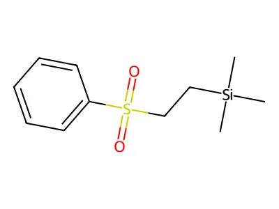 Trimethyl(2-(phenylsulfonyl)ethyl)silane structure