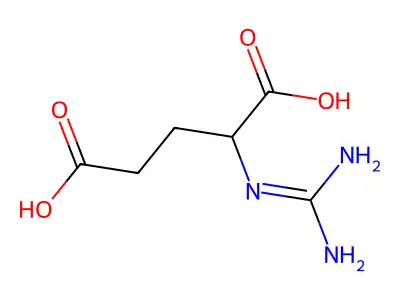 2-胍基戊二酸 structure