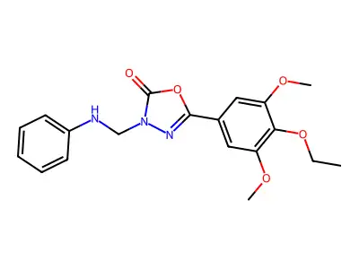 5-3-( -1,3,4-oxadiazol-2 -one structure