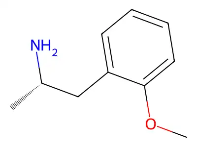 2-甲氧基安非他命 structure
