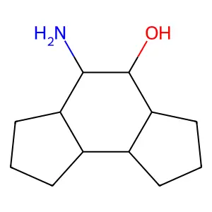 3-Amino-tricyclo(7.3.0.04,8)dodecan-2-ol structure