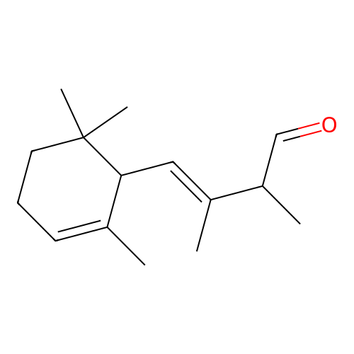 2,3-Dimethyl-4-(2,6,6-trimethyl-2-cyclohexen-1-yl)-2-butenal structure