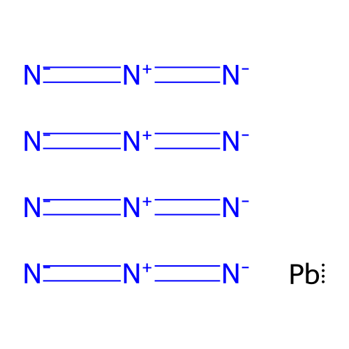 Tetraazidolead(IV) structure