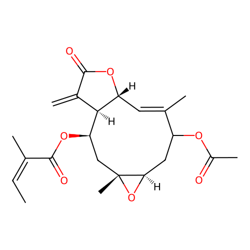 Aceteylleptocarpin structure