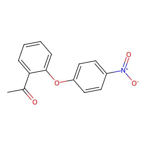 1-[2-(4-Nitrophenoxy)phenyl]ethanone structure