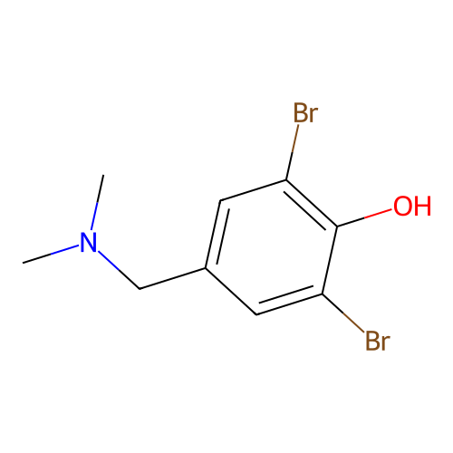2,6-Dibromo-4-[(dimethylamino)methyl]phenol structure