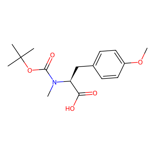 N-Boc-N-methyl-4-methoxy-L-phenylalanine structure