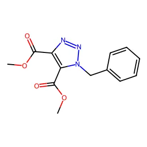 dimethyl 1-benzyl-1H-1,2,3-triazole-4,5-dicarboxylate structure