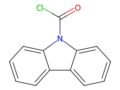 9H-carbazole-9-carbonyl chloride structure