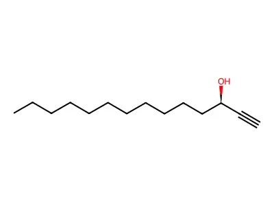 1-Tetradecyn-3-OL structure
