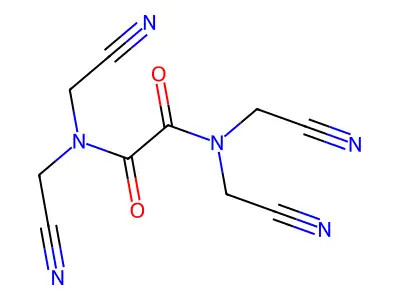 Ethanediamide, tetrakis(cyanomethyl)- structure