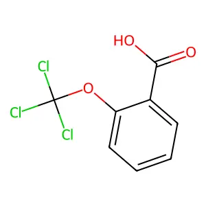 三氯甲氧基苯甲酸 structure