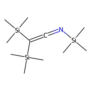 Silanamine, N-[bis(trimethylsilyl)ethenylidene]-1,1,1-trimethyl- structure
