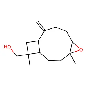 14-Hydroxycaryophyllene oxide structure