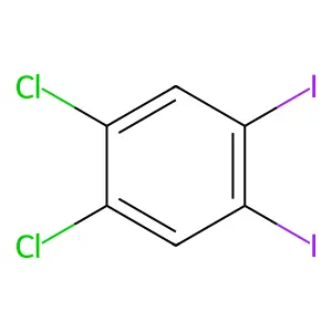 4,5-Dichloro-1,2-diiodobenzene structure